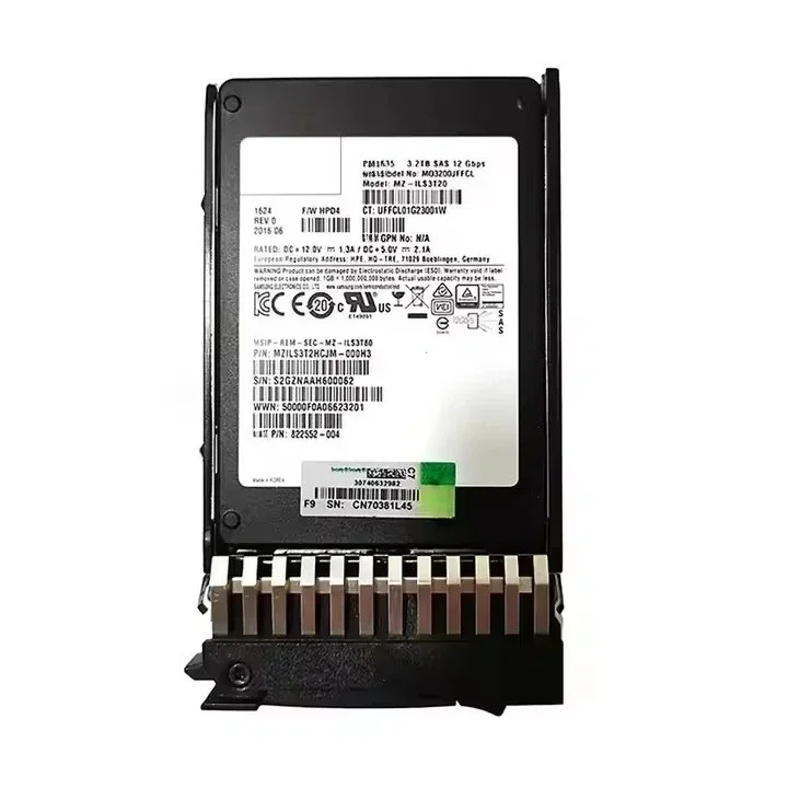 

Серверный твердотельный накопитель для HPE MSA N9X92A 3,2 ТБ SSD 12G SAS смешанного использования SFF 2,5 дюйма Enterprise Internal