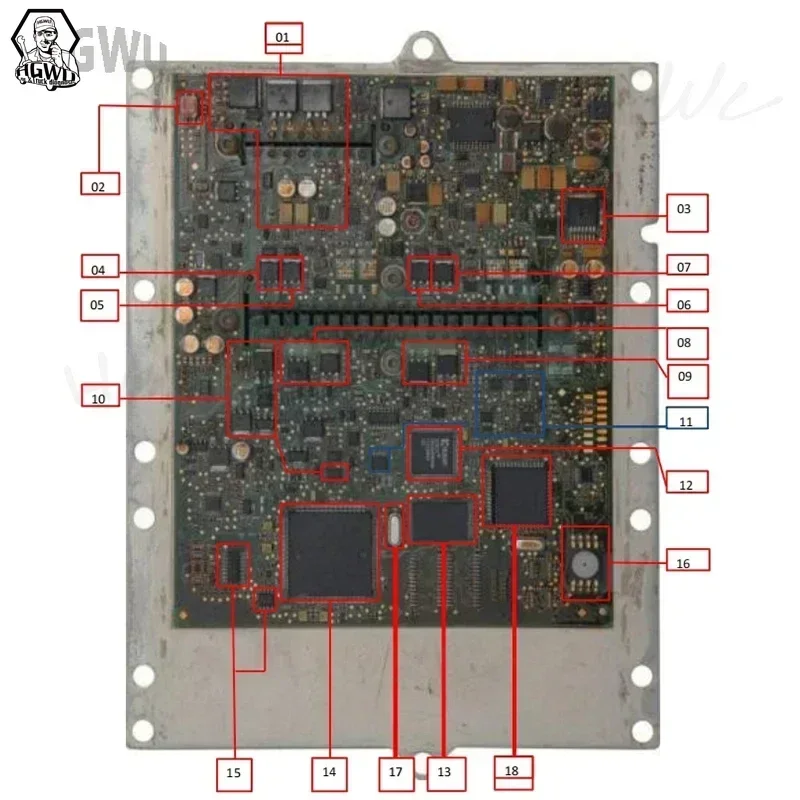 Repair ECU Diesel PDF for OM904 PLD OM906 457 OM MR MS 6.2 Ford EDC 07 Cummins 4 6 Cylinders VOV D12C  D12D VW EDC 16C8 SID 901