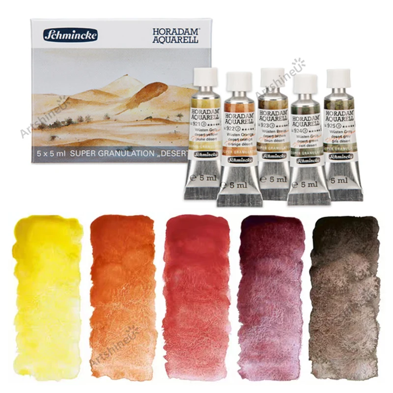 Schmincke HORADAM AQUARELL Master Grade Watercolor Super Granulating Precipitation Water Color Set Artist Picturist Art Supplies