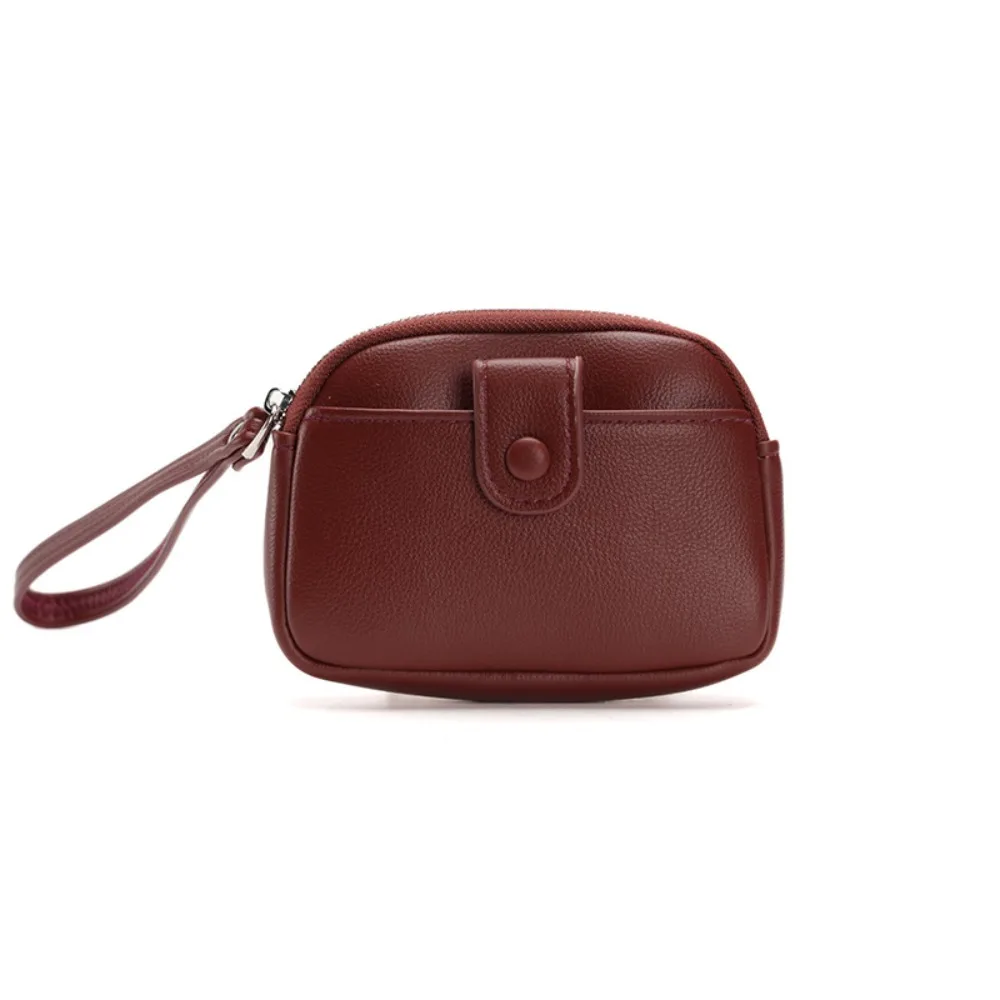 الرجعية مع المعصم الحبل المحمولة المحفظة بلون الكورية نمط سستة محفظة نسائية للعملات المعدنية مخلب سماعة الحقيبة العنصر الصغيرة حقيبة السفر #1