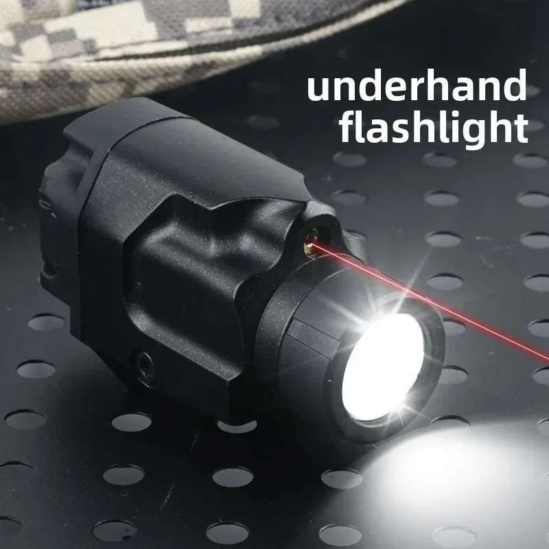 Glam Anti‑Fade Metal Strobe Flashlight, Tunable Bright Light Fits Universal 20MM Rail