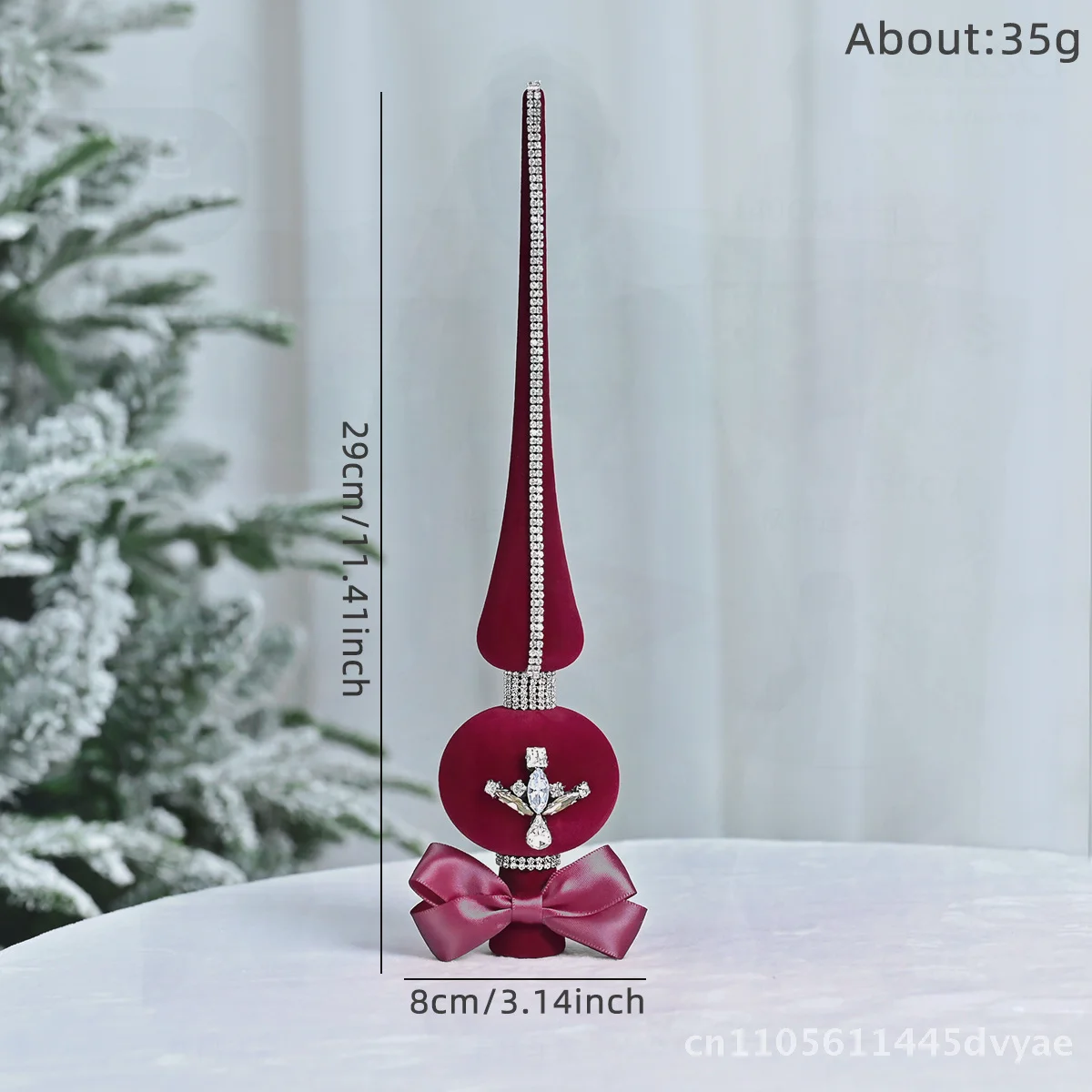 

Флокированная подвеска со звездой для рождественской елки - креативное праздничное украшение, пластиковое украшение для атмосферного макета, топ из тыквы