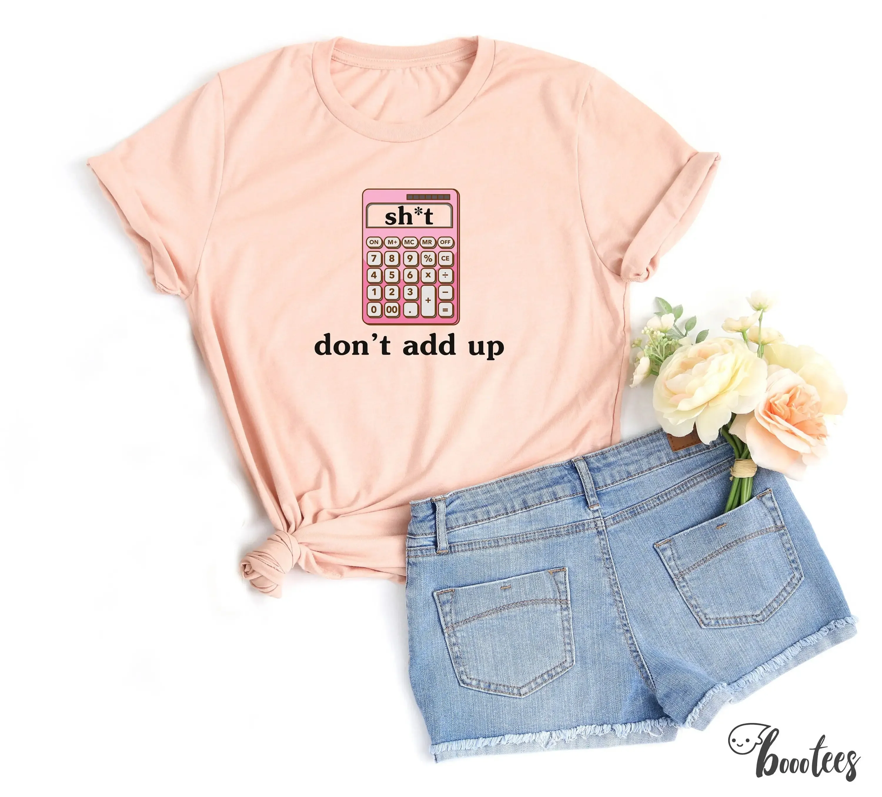 Sh T لا تضيف قميص ميمي كلية الرياضيات الكمبيوتر الرياضيات الجبر المعلم الرئيسي أستاذ حاسبة المدرسة