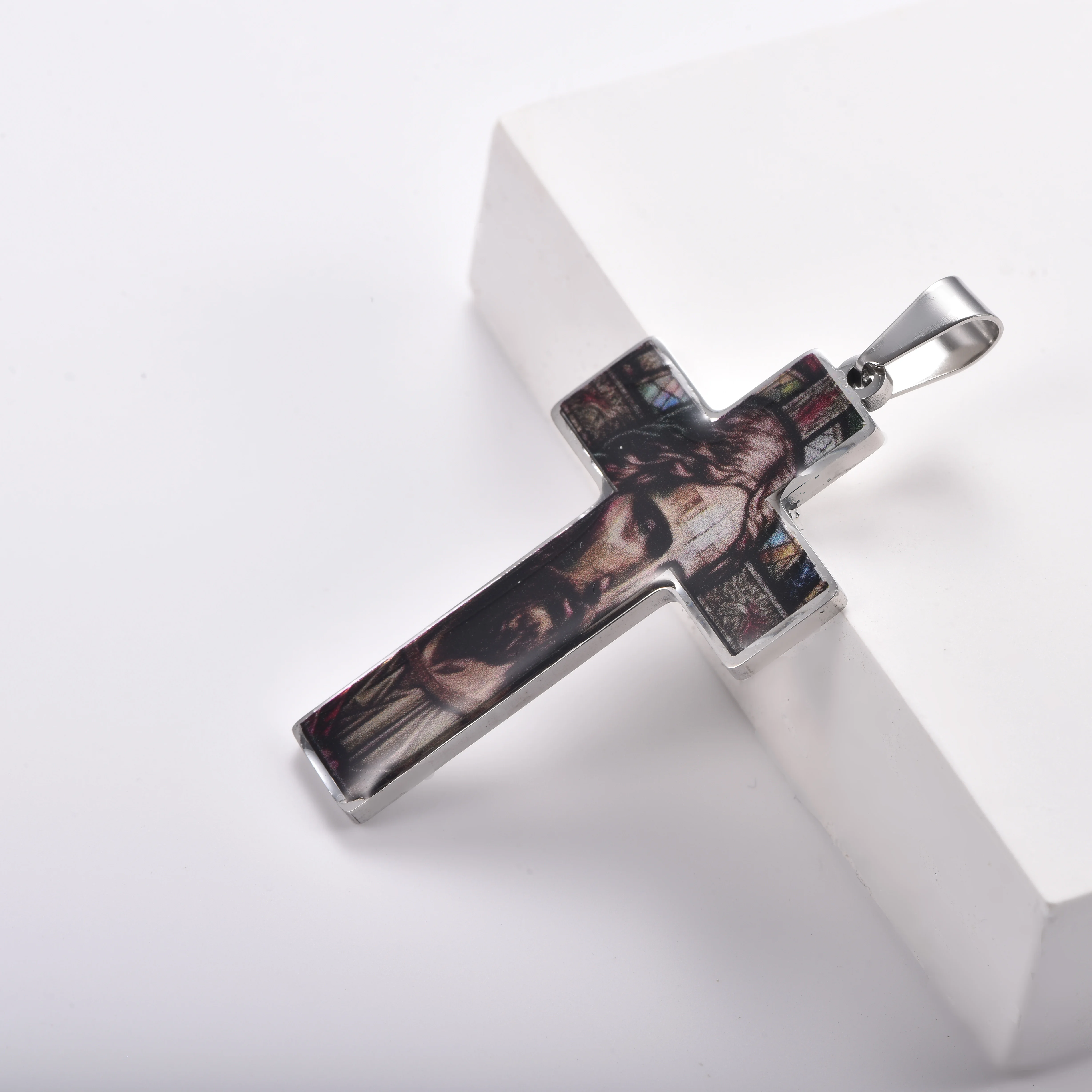 9 verschiedene christlich-religiöse Halsketten mit Jesus- und Jungfrau-Maria-Motiven, Unisex-Schmuckgeschenk – Detail 3