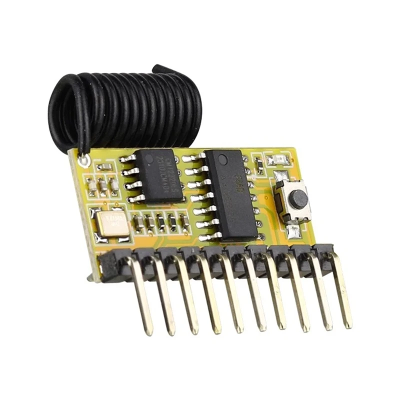 High Performances 433Mhz Wireless Receiver Module Board 8-Way Superheterodyne Receiving Decoding Module ASK Mediation