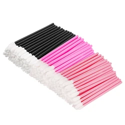 50 Pcs Disposable Lip Brush Eyelash Makeups Brushes Lash Extension Mascara Applicator Lipstick Wands Set Cosmetic Makeup Tools