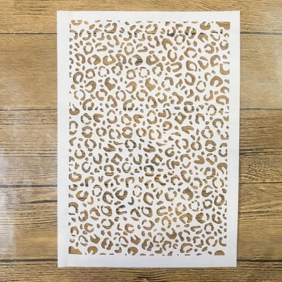 

A4 Reusable Stencil for Painting - Animal Print Layering Template, DIY Wall Art, Wood Furniture, Scrapbook and Crafts 8.3x11.7i
