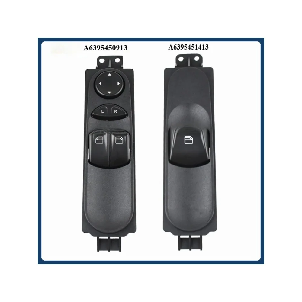 A6395451413 A6395450913 Para Mercedes-Benz W639 Vito Mixto Kasten 2003-2015 Interruptor de Vidro Elétrico Dianteiro Esquerdo e Dianteiro Direito