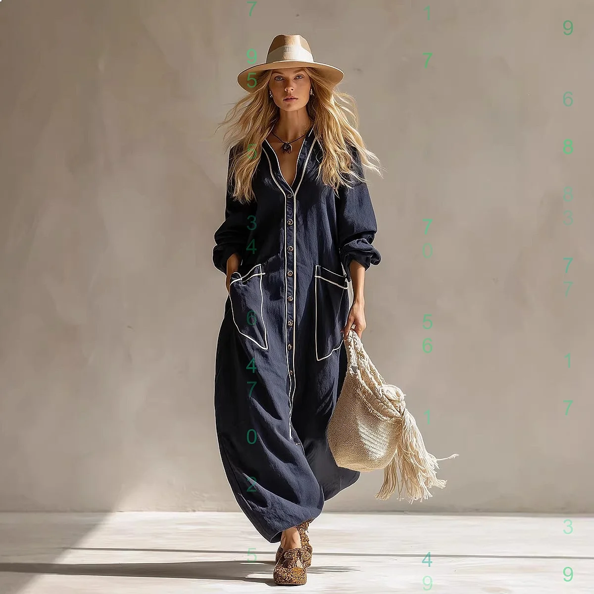 

Spring Summer Women Jumpsuit Plain Casual Overall Playsuit Navy Blue
