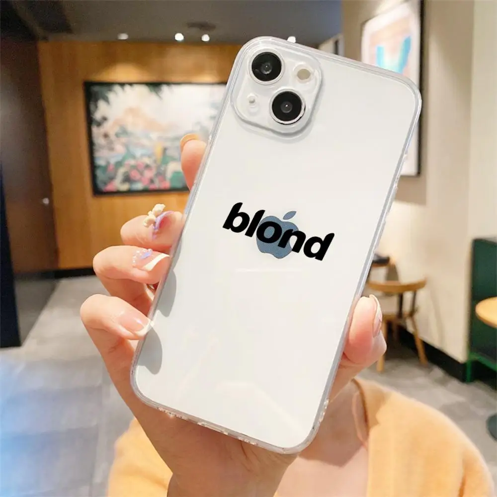 Singer Frank Blonde Oceans Hot Phone Case FOR IPhone 15 14 13 12 11 Pro 14 15 16 Plus 13 Pro MAX XR XS Woman Transparent Covers