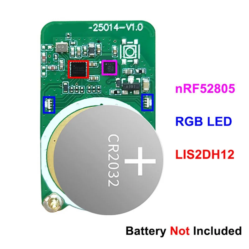 -BOFF Nordic Bluetooth Beacon Tag مع مستشعر LIS2DH12 - سلسلة NRF52، وحدة استهلاك منخفض للطاقة BLE 5.0 Eddystone Lbeacon