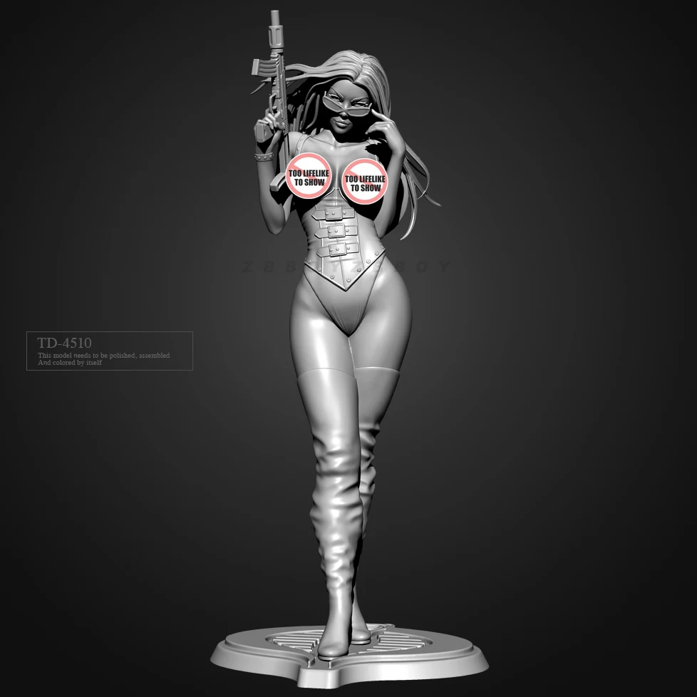 

38mm 50mm Resin model kits figure beauty colorless and self-assembled （3D Printing ） TD-4510/3D