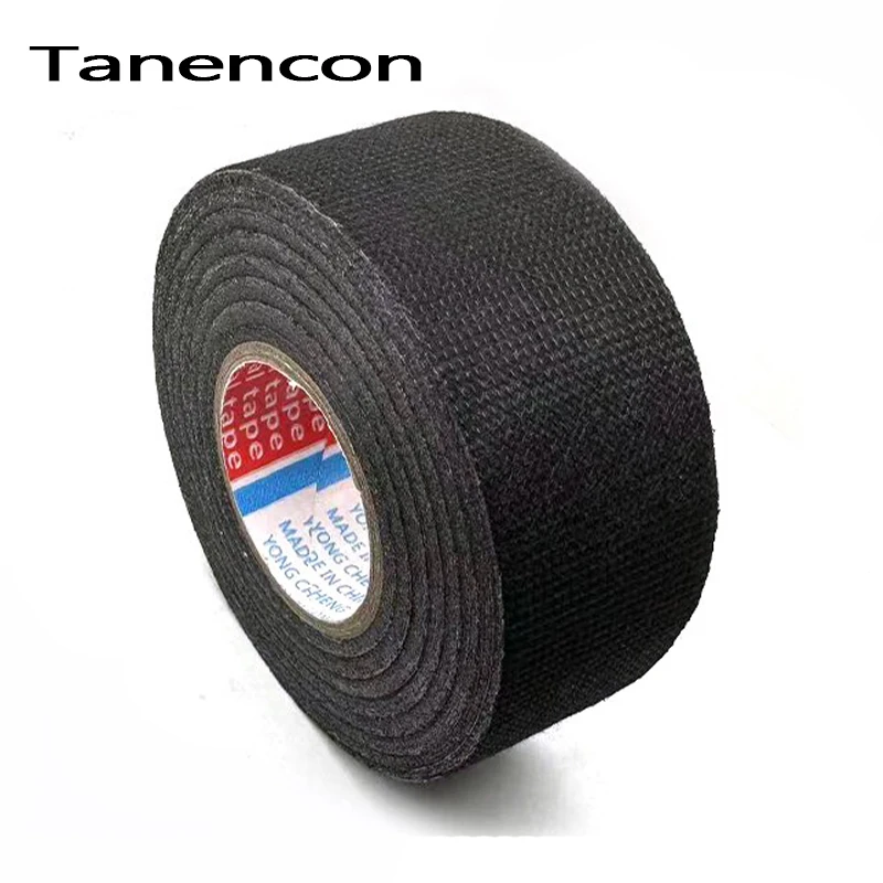 Dustproof Heat-resistant Wiring Harness Tape Looms Wiring Harness Cloth Fabric Tapes Adhesive Cable Protection 15M*32/25/19/9mm