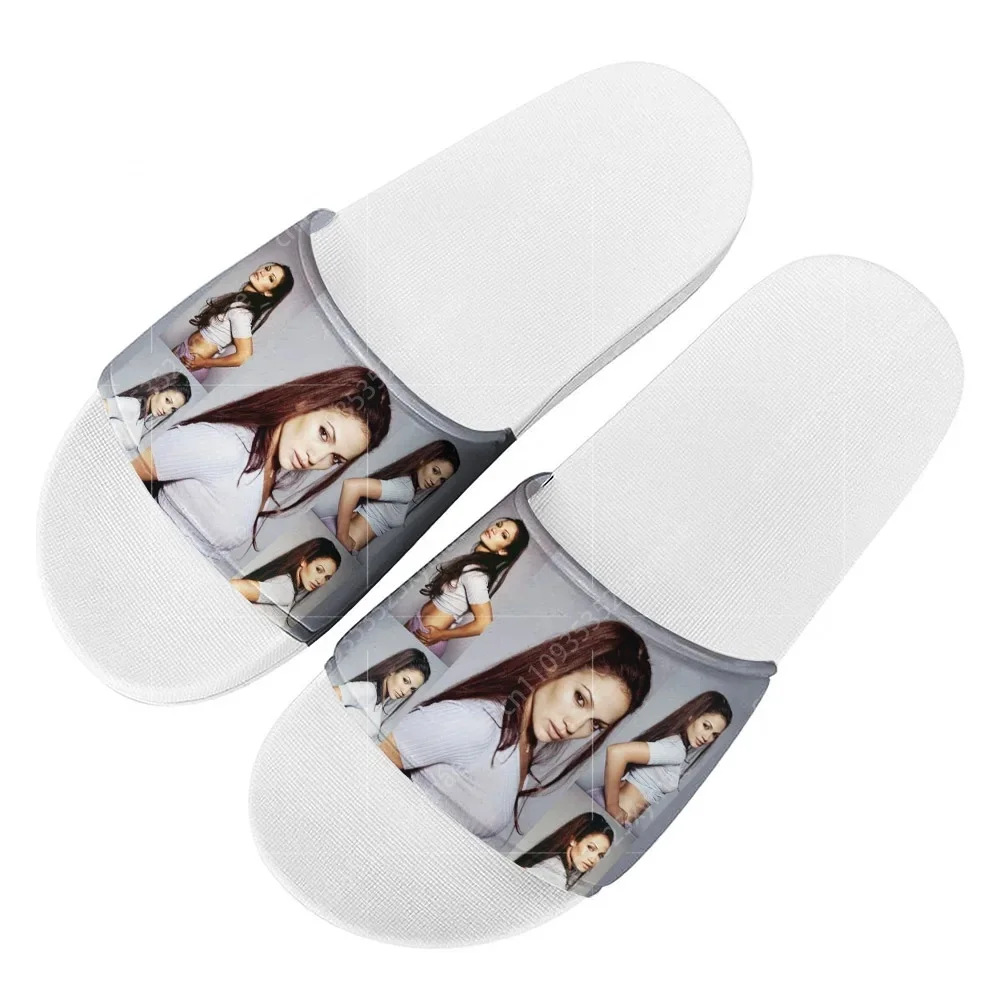 

Jennifer Lopez Hip hop Singer Slippers Fashion Water Shoes Pop Mens Womens Beach Pool Sandals High Quality Summer Slipper
