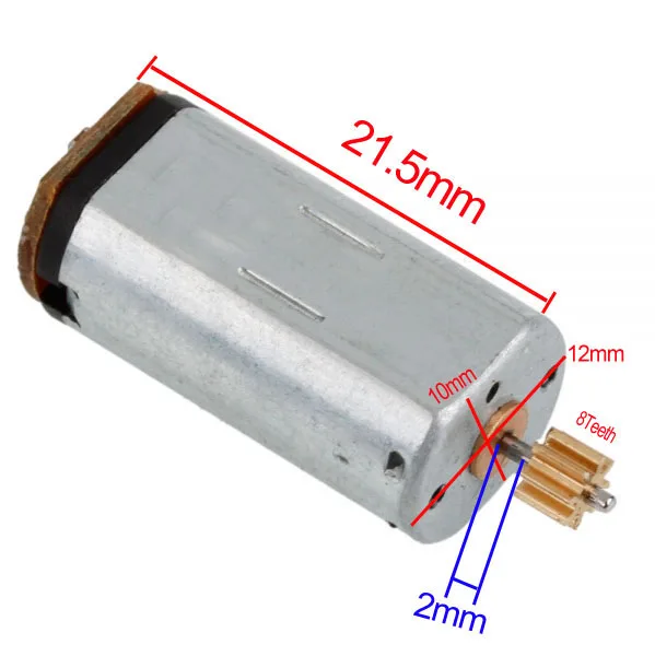 5Pcs V912-31 Tail Motor for Wltoys V912 RC Helicopter Spare Parts N40 10x12mm Engines