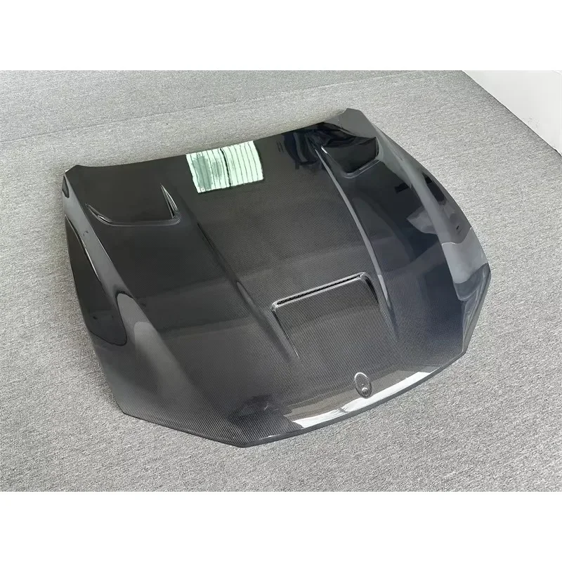 Carbon Fiber Fibre Accessories Front Engine Clear Bonnet Hood Fit for Levante 2014-2021