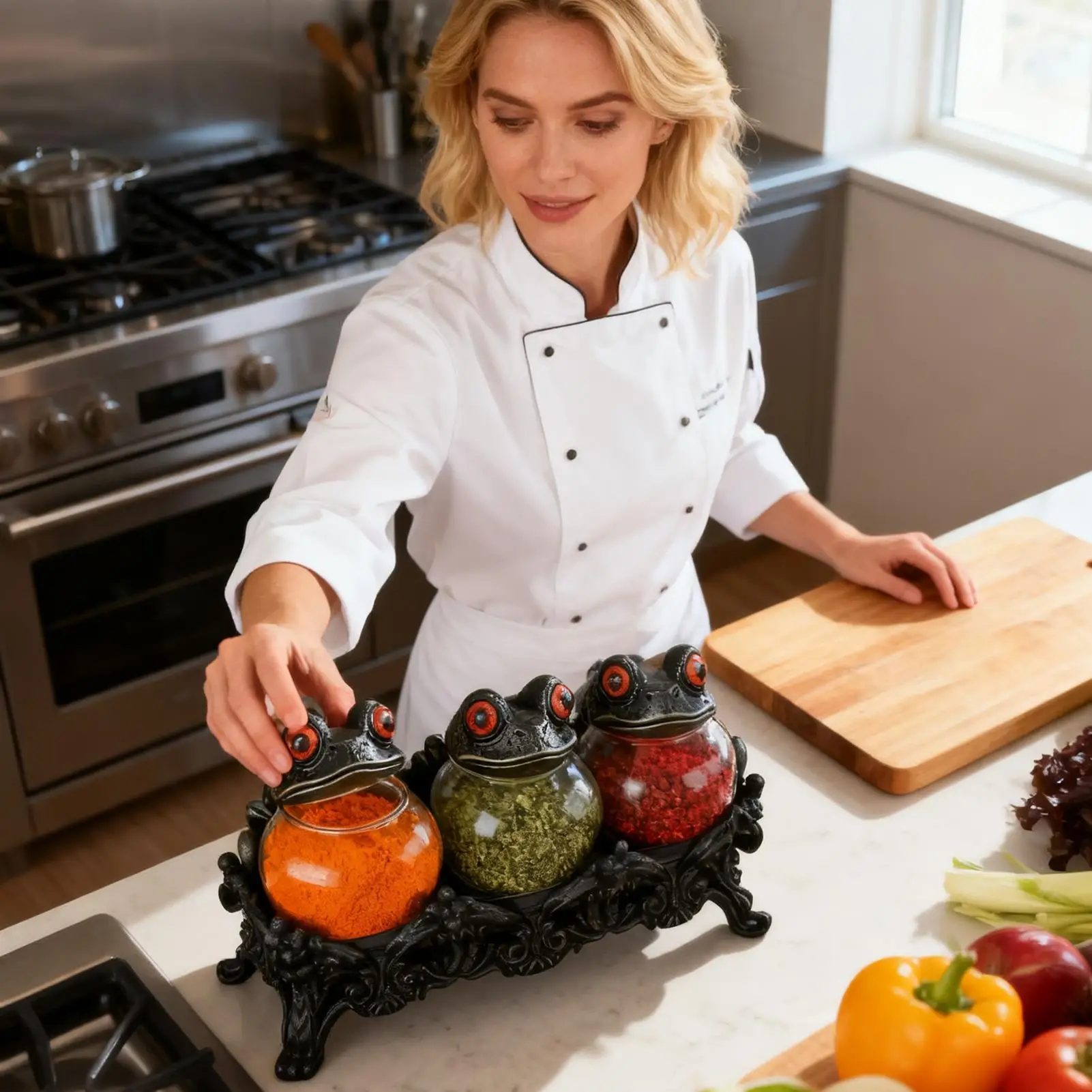 

Стеклянные банки для приправ с крышками, готическая аптекарийная канистра для сахара, аптекарическая банка с крышками для кухни, кладовой, шкафа, стойки для еды