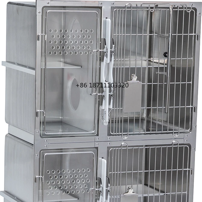 Luxury Dog Cat Veterinary Incubator Pet ICU Cage With Temperature Self Adaption Adjustment System Pet Luxury