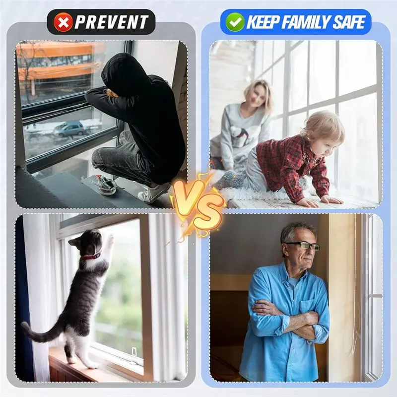 【HASD】قفل وشاح بديل للنافذة المنزلقة الرأسية والأفقية لـ Prime-Line F 2590، لأقفال الوشاح المكسورة #2