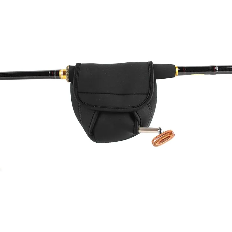 Angelrollen-Schutzhülle, Aufbewahrungstasche für Angelrollen, Baitcasting-Rollen-Abdeckung, Schutztaschen, Schwarz, Klein – Detail 7