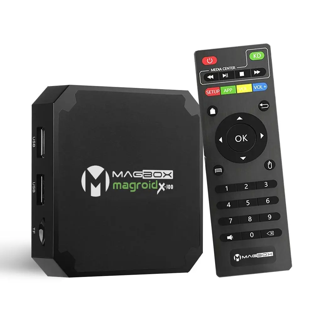 MAGBOX MAGROID X-100 S905W 2GB DDR RAM 16GB ROM 4K ULTRA HD MINI ANDROID 9.0 4K IP TV BOX