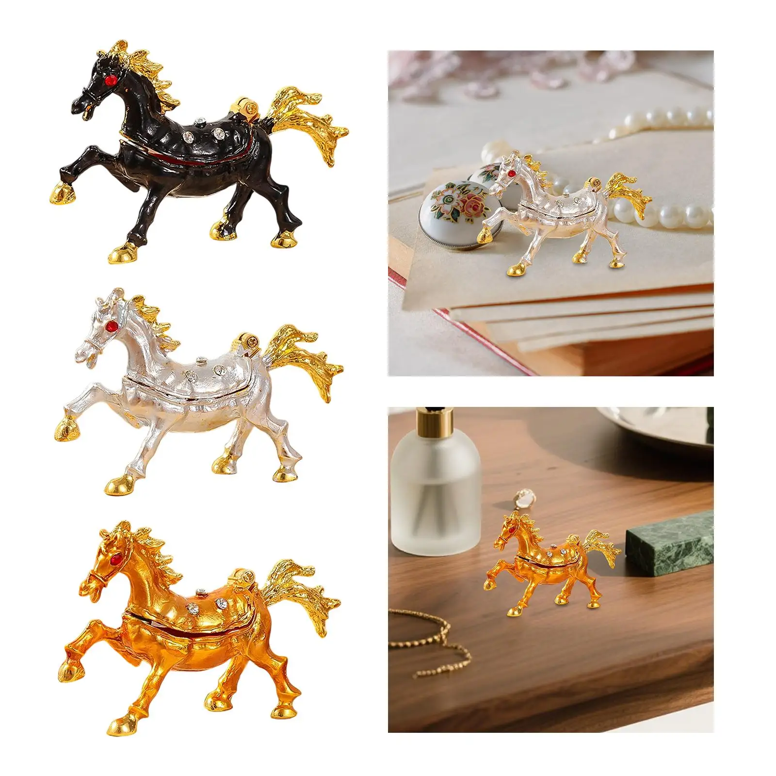 

Коробка для безделушек, металлическая коробка для хранения сувениров, креативная декоративная коробка с сокровищами