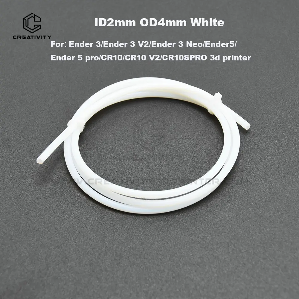 For K1C Ender3 V3 KE Bambu P1P P1S Bowden Extruder PTFE tube for J-head Hotend V5 V6 1.75mm Filament ID 2mm OD 4m PTFE ID 25 - Image 6