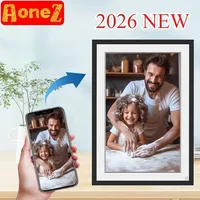 10.1 Inch WiFi Digital Picture Frame 1280x800 IPS HD Auto Sync 32GB Storage Gift for Family Wall Mountable APP Control