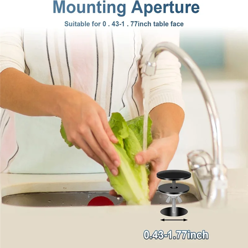 

F-T 2 шт. 2-дюймовая крышка отверстия для кухонной раковины Крышка отверстия для смесителя Нержавеющая сталь Крышка отверстия для кухонной раковины