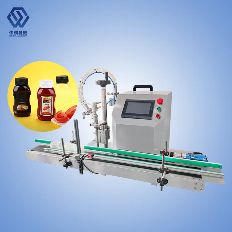 Easy To Operate Semi-automatic Cosmetic Sauce Filling Machine Production Line Desktop Adjustable Filling Capacity Equipment