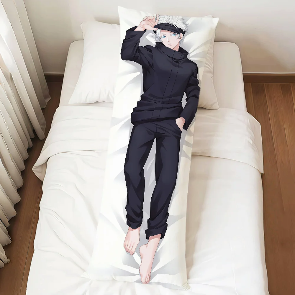 Anime Art G-Gojo Satoru J-Jujutsu K-Kaisen Long Hugging Body Pillowcase Bed Comfort Sofa Decor Dakimakura Pillowcover