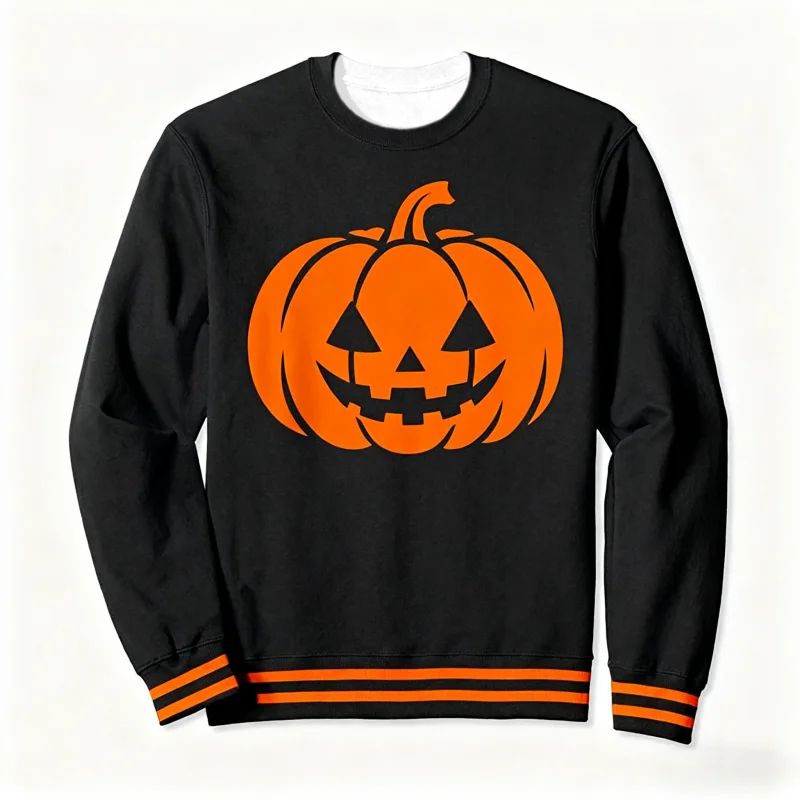 

Мужские и женские толстовки на Хэллоуин с 3D-печатью: дизайн тыквы и летучей мыши, идеально подходят для торжеств на Хэллоуин