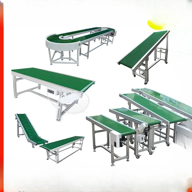 Conveyor Line Double Speed Chain PVC Belt Line Injection Molding Lifting Parallel Climbing