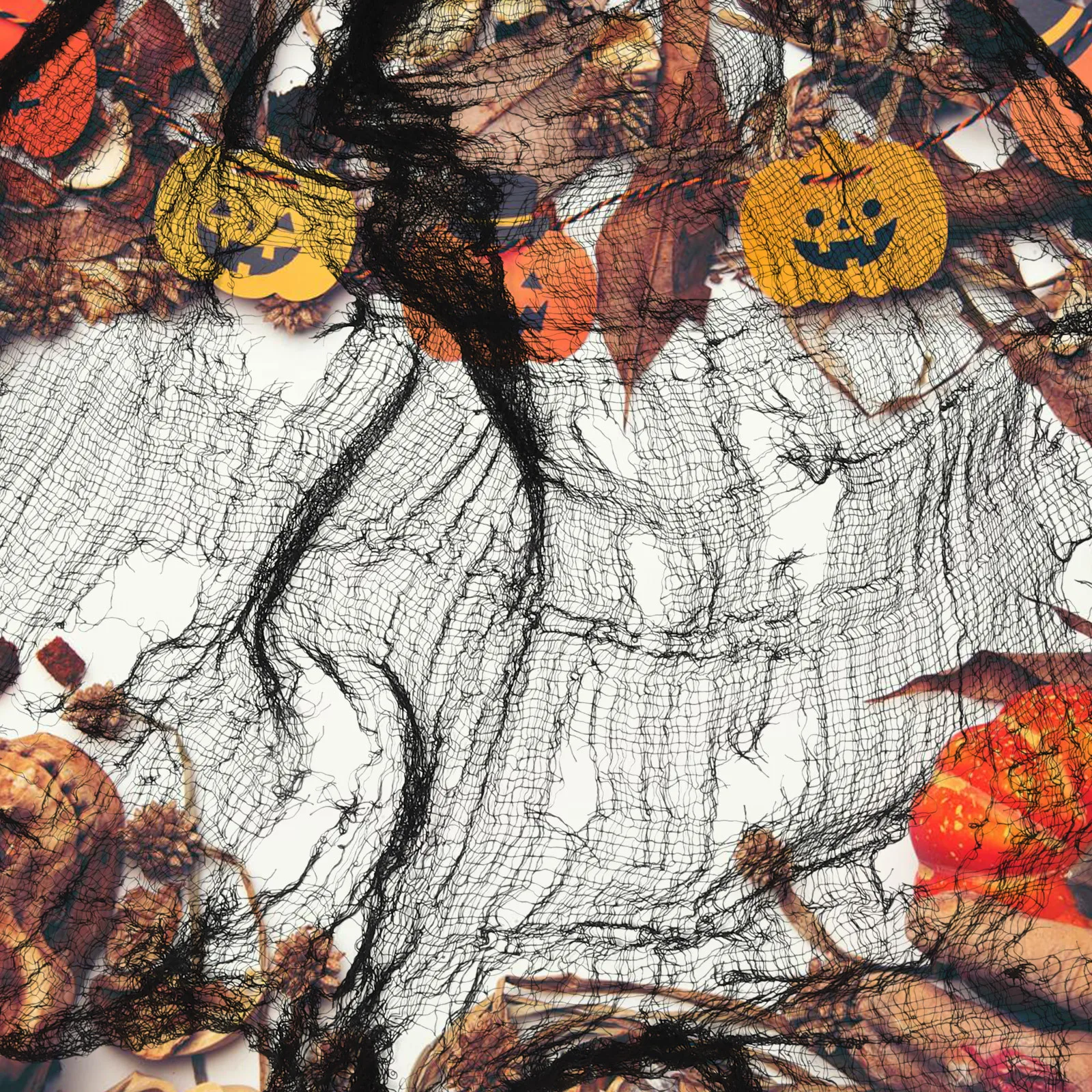 

Black Gauze Creepy Cloth Halloween Decoration 7.6 2m Haunted House Spooky Cloth for Scary Party Atmosphere Black Gauze