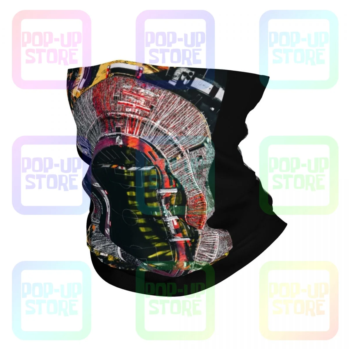 Casco para correr con estampado de Río, Bandana con estampado de Río y placa, Bandana suave para el cuello, para correr