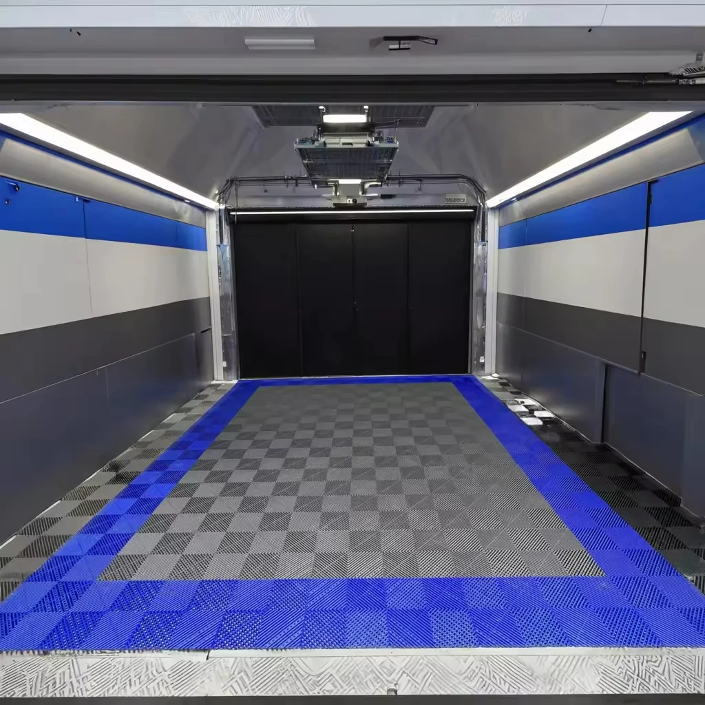 Strong Wear-resistant Waterproof Plastic Floor Car Repair Car Wash Garage Floor