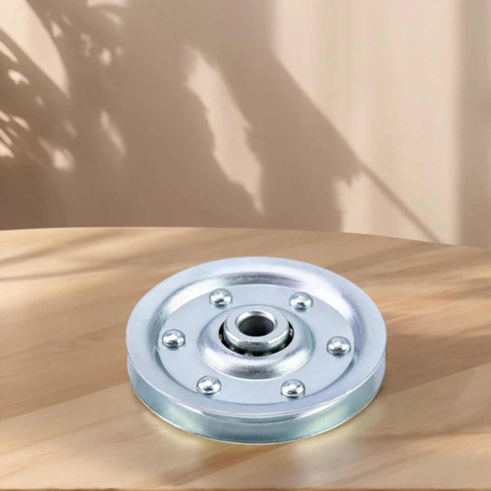 2 قطعة باب المرآب كابل عجلة 200LB تحميل باب المرآب سلك حبل دليل عجلات الفضة بكرة دليل لاستبدال البكرات القديمة التالفة #1