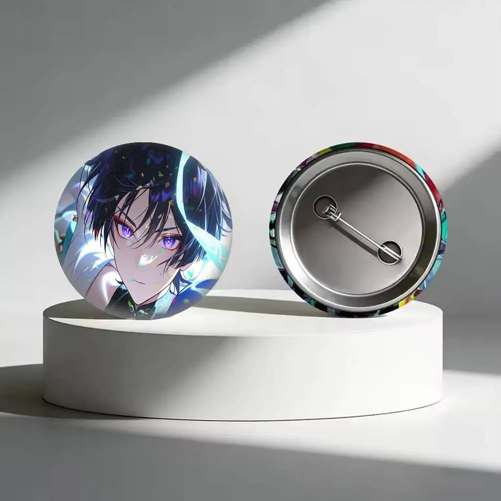 Scaramouche G-Genshin Impact   25mm 32mm 44mm 58mm 75mm Brooches Badges Pins for Accessories Gift
