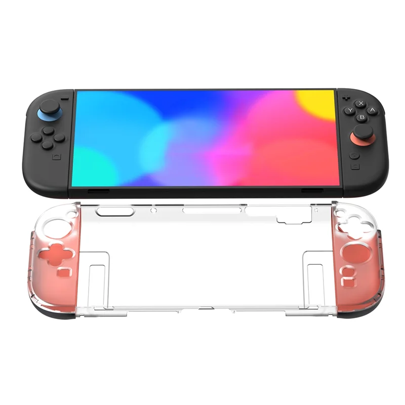 

BTLIFE-прозрачный жесткий чехол для ПК, защитный чехол от царапин для Switch 2, защитный чехол с 4 рокерными крышками