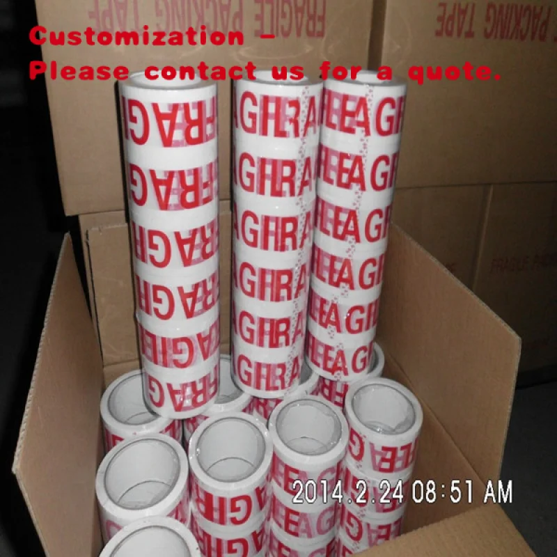 

custom.Customized Adhesive Package Carton Sealing Tape Packing Tape With BOPP Printed Tape