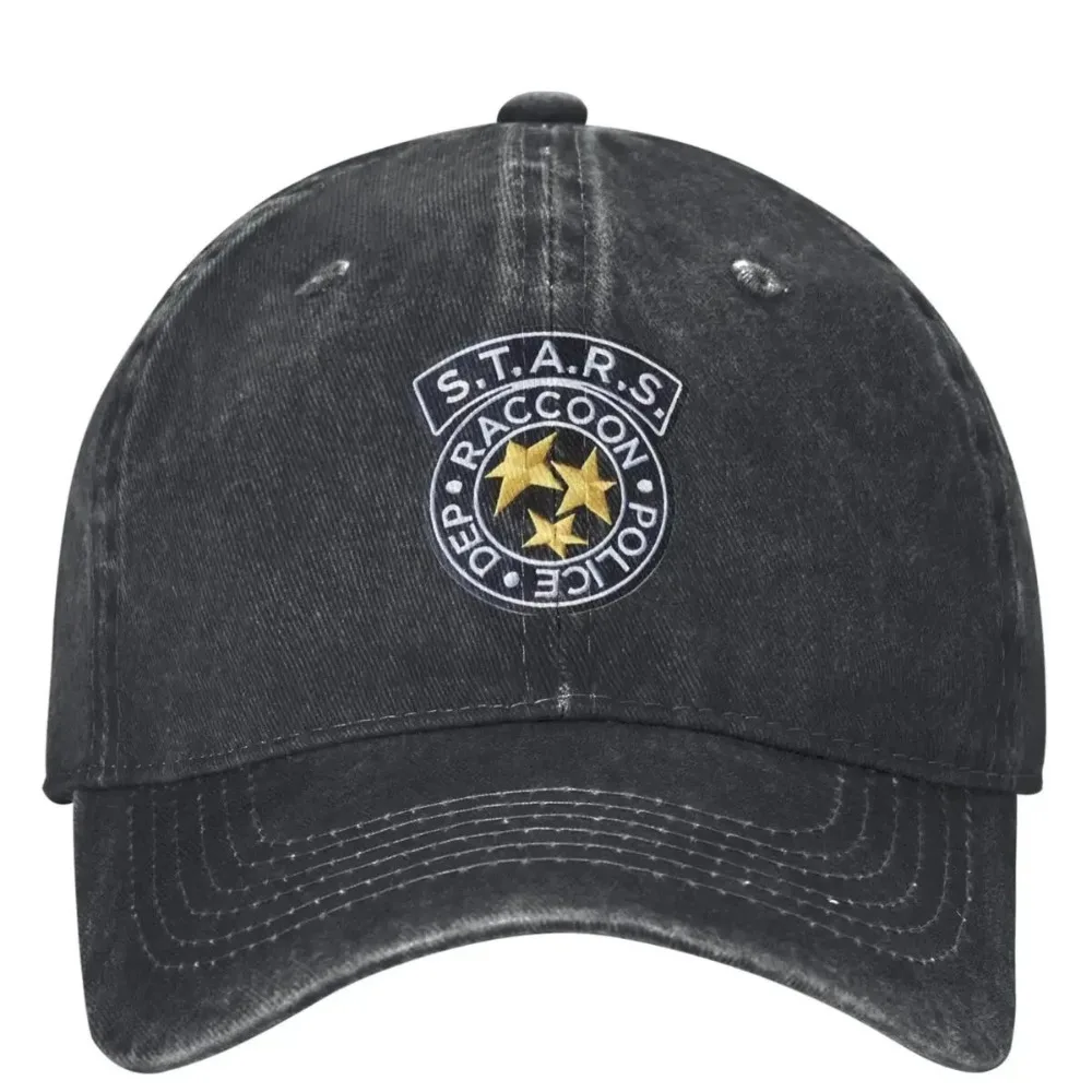 Stars Logo Baseball Cap Residents Evils Game Unisex Teens Design Hip Hop Hats Summer Y2k Retro Hiking Fishing Baseball Caps