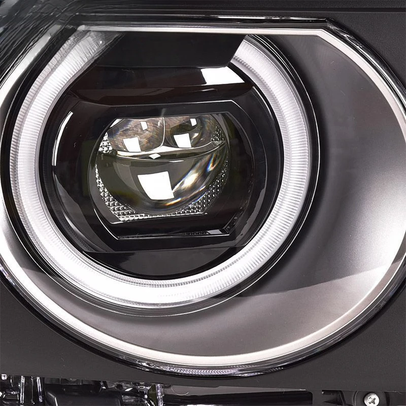 

Фара в сборе для Toyota Prado 2024 (LC250), модифицированная, круглая, с двойной прямой LED-лазерной линзой