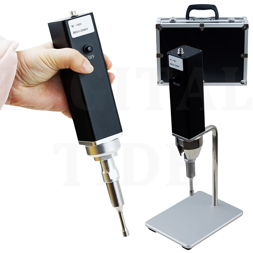 80W Handheld Ultrasonic Homogenizer Portable Emulsifier Sonicator Processor Mixer with 3mm/6mm/8mm Probe