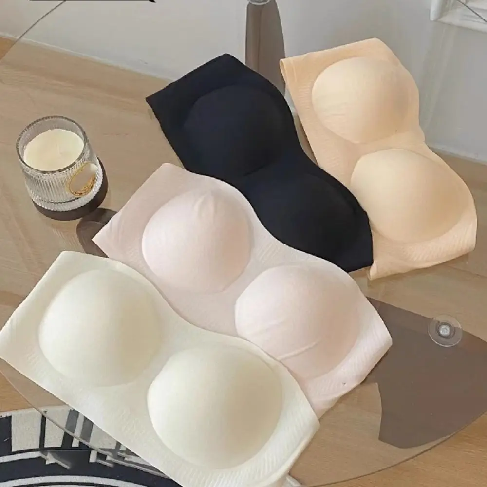 

Comfortable Traceless Seamless Bra Shockproof Anti-sagging Wireless Push Up Bra Lingerie Adjustable Underwear for Women Sports