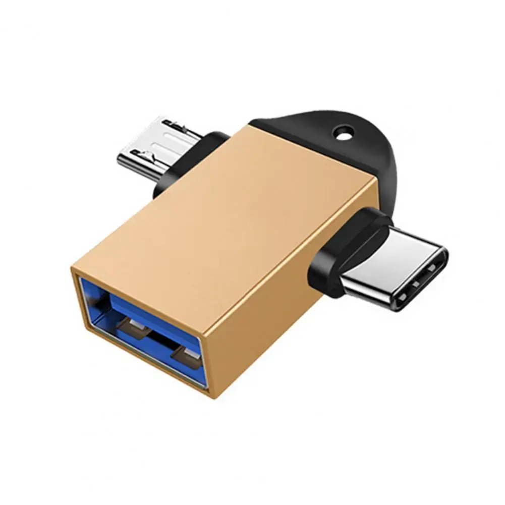 Adaptador Usb Universal de alta velocidad, lector de tarjetas tipo c para conversión Otg portátil, tamaño compacto, No requiere controlador