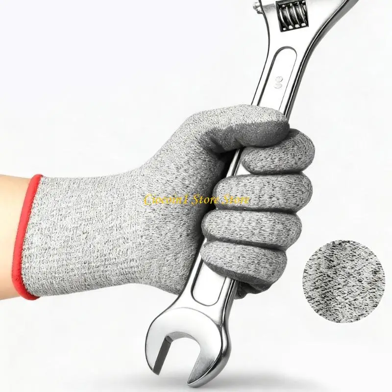 

A3PC High Performances Flexible Grip HPPE Work Gloves for Construction Laborers in Demanding Environment and Safety Task 2pcs