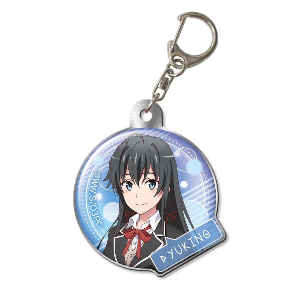 Fans Gift My Teen Romantic Comedy Snafu Climax HD Acrylic Keychain Saika Totsuka Gaming Fashion Iroha Isshiki SNS Style About6cm