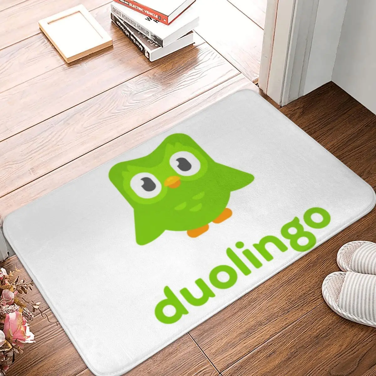 Duolingo Owl Duo Non-slip Doormat Floor Mat Durable Carpet Rug for Kitchen Entrance Home Balcony Footpad Mats