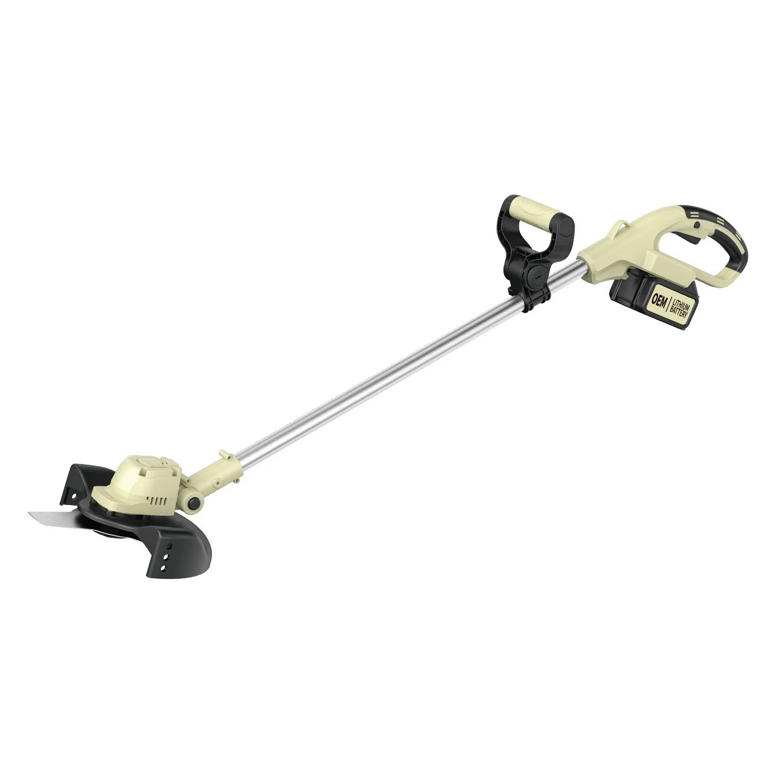 OEM 21V Electric Garden String Trimmer Handle Rechargeable Battery Cordless Industrial Telescopic Handle Grass Cutter