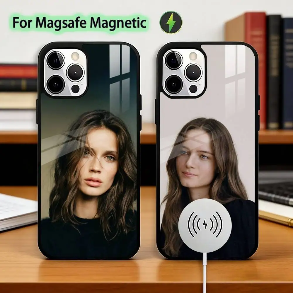 

Чехол для телефона с дизайном «Морской актер» для iPhone 17, 16, 15, 14, 13, 12, 11 Plus, Pro, магнитный, для беспроводной зарядки MagSafe